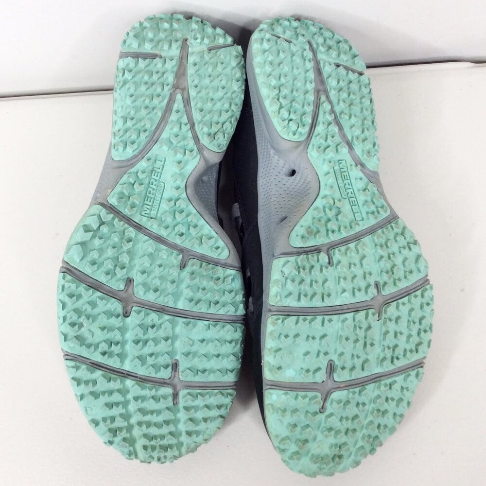 Merrell Hydrotrekker Sport Sandals Women's 9 Black & Mint Bungee Shoes Lace Up - Picture 10 of 10